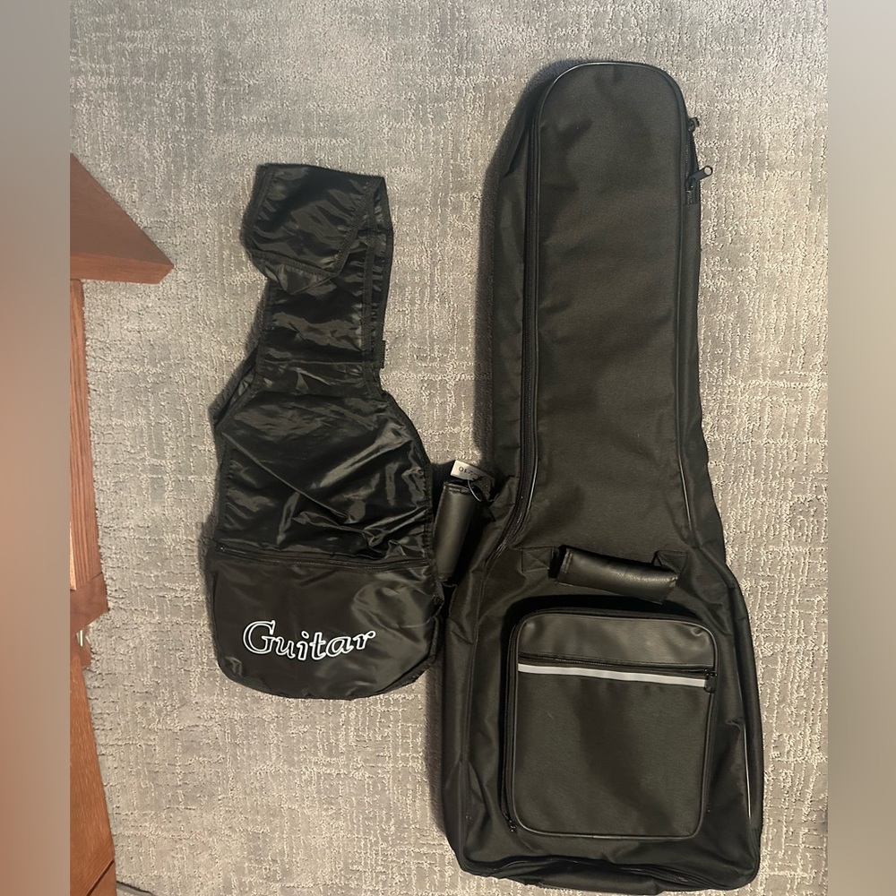 Black Guitar Bag set (NWT)